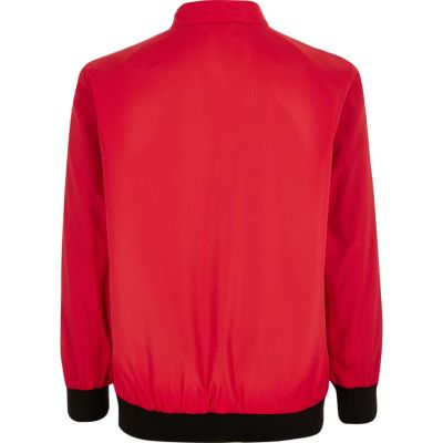 Boys bright red racer jacket